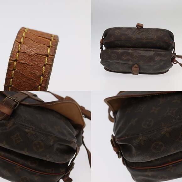 LOUIS VUITTON Monogram Saumur 30 Shoulder Bag M42256 - Picture 10 of 13